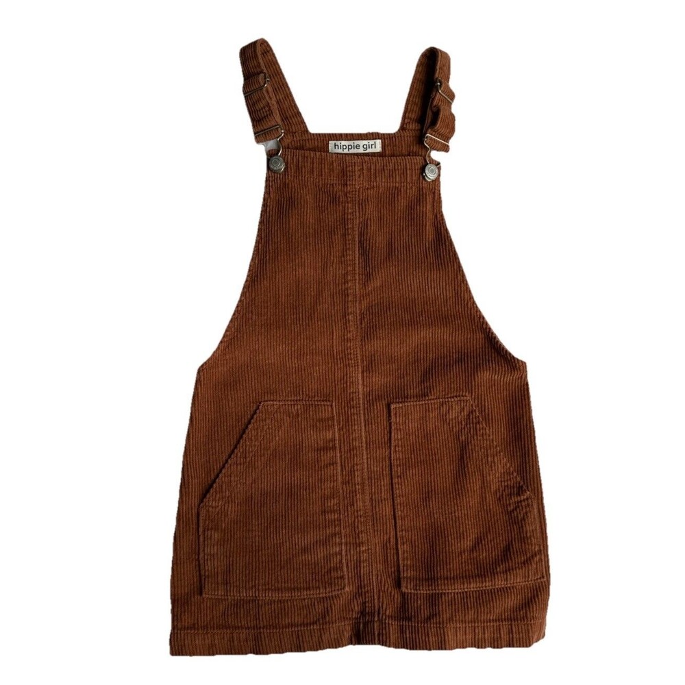 Hippie Girls overalls Skirt Brown Youth Girls SIZE 10